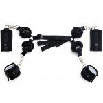 Комплект бондажа Under The Bed Restraints Kit - черный с серым