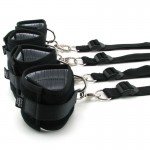 Комплект бондажа Under The Bed Restraints Kit - черный с серым