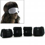 Комплект бондажа Under The Bed Restraints Kit - черный с серым