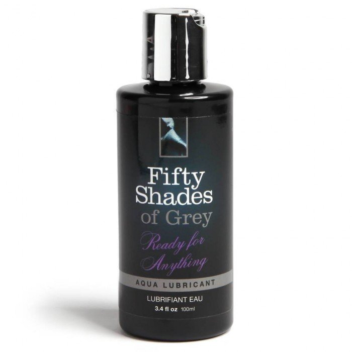 Смазка-лубрикант на водной основе Ready for Anything Aqua Lubricant - Fifty Shades of Grey - 100 мл Смазка-лубрикант на водной основе Ready for Anything Aqua Lubricant - Fifty Shades of Grey - 100 мл