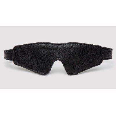 Плотная маска на глаза Fifty Shades of Grey - Bound to You Faux Leather Blindfold - чёрная