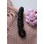 Анатомический витой вибратор Gvibe - Gjack2 из материала BioSkin - чёрный - 22 см