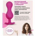 Вагинальные шарики для тренировки вагинальных мышц Gvibe Gballs 3 с мобильным приложением - розовые Вагинальные шарики для тренировки вагинальных мышц Gvibe Gballs 3 с мобильным приложением - розовые