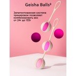 Набор вагинальных шариков со смещенным центром тяжести Gvibe - Geisha Balls 3: две сцепки и пять шариков разного веса Набор вагинальных шариков со смещенным центром тяжести Gvibe - Geisha Balls 3: две сцепки и пять шариков разного веса