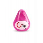 Яйцо мастурбатор с 3D-рельефом (многоразовое) - Gvibe Gegg Pink - розовое - 6,5 см
