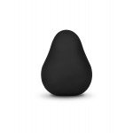 Яйцо мастурбатор с 3D-рельефом (многоразовое) - Gvibe Gegg Black - чёрное - 6,5 см