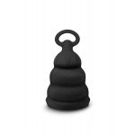 Силиконовая менструальная чаша с обратным клапаном от протечек Gvibe Gcup Black - чёрная - 10 мл
