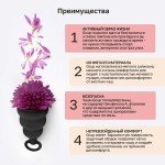 Силиконовая менструальная чаша с обратным клапаном от протечек Gvibe Gcup Black - чёрная - 10 мл