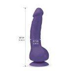 Суперреалистичный вибратор из материала Bioskin - Gvibe Greal 2 - фиолетовый - 22 см Суперреалистичный вибратор из материала Bioskin - Gvibe Greal 2 - фиолетовый - 22 см