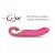 Эргономичный вибратор Gvibe - Gjay из материала BioSkin - розовый - 22 см