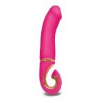 Эргономичный вибратор Gvibe - Gjay MINI из суперреалистичного материала BioSkin - розовый - 19 см