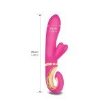 Вибратор-кролик с тремя моторами Gvibe - Grabbit MINI из суперреалистичного материала BioSkin - розовый - 18 см Вибратор-кролик с тремя моторами Gvibe - Grabbit MINI из суперреалистичного материала BioSkin - розовый - 18 см