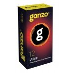 Разноцветные ароматизированные латексные презервативы Ganzo Juice - 12 шт