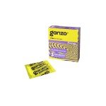 Сверх-тонкие латексные презервативы 0,05 мм Ganzo Sense для большей чувствительности - 3 шт