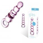 Анальный стеклянный стимулятор QUINTESSENCE ANAL SLIDER - розовый - 18 см Анальный стеклянный стимулятор QUINTESSENCE ANAL SLIDER - розовый - 18 см