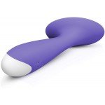 Клиторальный вибратор-щёточка с язычками и шипиками на головке Good Vibes Only - Nara Clitoris Stimulator - фиолетовый