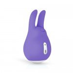 Клиторальный стимулятор в форме зайчика Good Vibes Only - Tedy Clitoris Stimulator - фиолетовый - 9,5 см