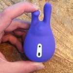 Клиторальный стимулятор в форме зайчика Good Vibes Only - Tedy Clitoris Stimulator - фиолетовый - 9,5 см