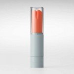 Мини-вибратор в форме помады Iroha Stick - коралловый - 10 см