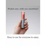 Мини-вибратор в форме помады Iroha Stick - коралловый - 10 см