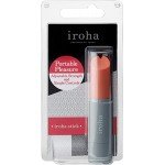 Мини-вибратор в форме помады Iroha Stick - коралловый - 10 см