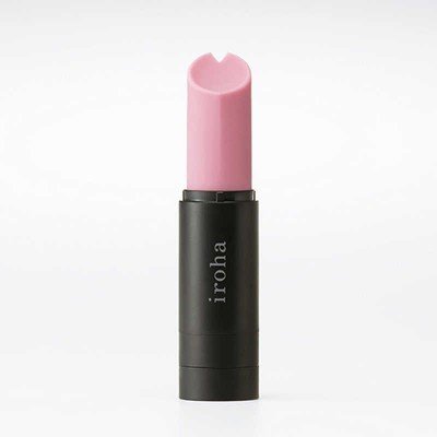 Мини-вибратор в форме помады Iroha Stick - розовый - 10 см