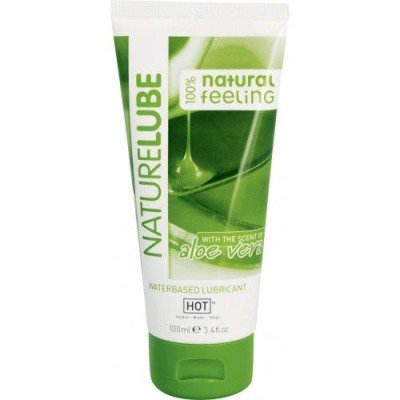 Интимная увлажняющая смазка-лубрикант на водной основе NatureLube с алоэ вера - 100 мл