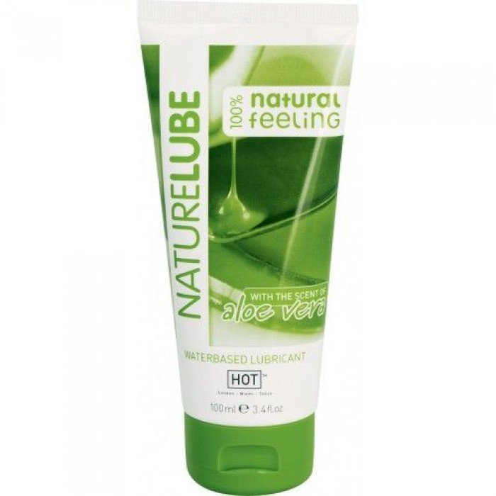 Интимная увлажняющая смазка-лубрикант на водной основе NatureLube с алоэ вера - 100 мл Интимная увлажняющая смазка-лубрикант на водной основе NatureLube с алоэ вера - 100 мл