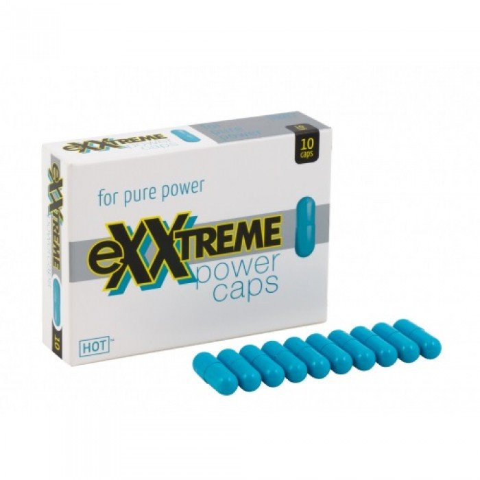 Exxtreme Power Caps - мужские капсулы для улучшения потенции - 10 шт по 580 мг