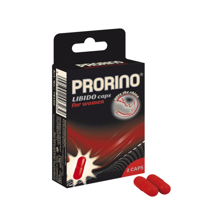 Возбуждающие капсулы для женщин Ero Black Line Prorino Libido Caps - 2 шт