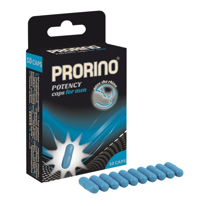 Капсулы для улучшения потенции Ero Black Line Prorino Potency Caps - 10 шт