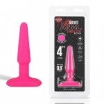 Анальная пробка из ультрабархатистого силикона класса люкс Seamless Silicone Butt Plug - розовая - 10 см Анальная пробка из ультрабархатистого силикона класса люкс Seamless Silicone Butt Plug - розовая - 10 см