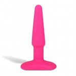 Анальная пробка из ультрабархатистого силикона класса люкс Seamless Silicone Butt Plug - розовая - 10 см Анальная пробка из ультрабархатистого силикона класса люкс Seamless Silicone Butt Plug - розовая - 10 см