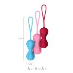 Набор двойных вагинальных шариков для продвинутых Satisfyer Power Balls различного веса Набор двойных вагинальных шариков для продвинутых Satisfyer Power Balls различного веса
