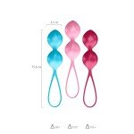 Набор двойных вагинальных шариков для продвинутых Satisfyer V Balls различного веса Набор двойных вагинальных шариков для продвинутых Satisfyer V Balls различного веса