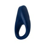 Эрекционное перезаряжаемое вибро-кольцо на пенис Satisfyer Rocket Ring 1 - тёмно-синее