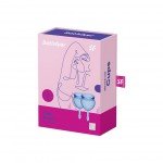Набор менструальных чаш с кончиком-капелькой Feel Good Menstrual Cup - тёмно-синий - 2 шт