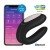 Вибратор для пар Satisfyer Double Joy с 2-мя моторами и управлением через приложение (смартфон) - черный