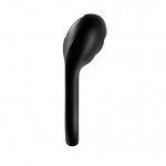 Эрекционное вибро-кольцо с клиторальным стимулятором Satisfyer Majestic Duo с фиксацией под мошонкой - чёрное Эрекционное вибро-кольцо с клиторальным стимулятором Satisfyer Majestic Duo с фиксацией под мошонкой - чёрное