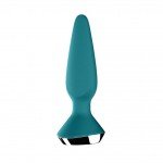 Анальная пробка с вибрацией и управлением со смартфона Satisfyer Plug Ilicious 1 - бирюзовая - 13,5 см Анальная пробка с вибрацией и управлением со смартфона Satisfyer Plug Ilicious 1 - бирюзовая - 13,5 см