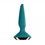 Анальная пробка с вибрацией и управлением со смартфона Satisfyer Plug Ilicious 1 - бирюзовая - 13,5 см Анальная пробка с вибрацией и управлением со смартфона Satisfyer Plug Ilicious 1 - бирюзовая - 13,5 см