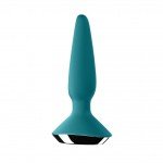 Анальная пробка с вибрацией и управлением со смартфона Satisfyer Plug Ilicious 1 - бирюзовая - 13,5 см Анальная пробка с вибрацией и управлением со смартфона Satisfyer Plug Ilicious 1 - бирюзовая - 13,5 см