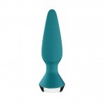 Анальная пробка с вибрацией и управлением со смартфона Satisfyer Plug Ilicious 1 - бирюзовая - 13,5 см Анальная пробка с вибрацией и управлением со смартфона Satisfyer Plug Ilicious 1 - бирюзовая - 13,5 см