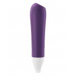 Мощная вибропуля со скошенным кончиком Satisfyer Ultra Power Bullet 2 - фиолетовая - 11 см