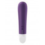 Мощная вибропуля со скошенным кончиком Satisfyer Ultra Power Bullet 2 - фиолетовая - 11 см