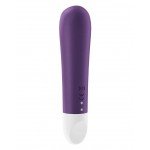 Мощная вибропуля со скошенным кончиком Satisfyer Ultra Power Bullet 2 - фиолетовая - 11 см