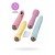 Универсальный вибромассажер с 4-мя сменными насадками Satisfyer Marvelous Four - разноцветный
