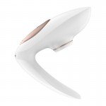 Вакуумно-волновой стимулятор с вибрацией для использования в паре Satisfyer Pro 4 Couples - белый Вакуумно-волновой стимулятор с вибрацией для использования в паре Satisfyer Pro 4 Couples - белый