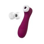 Вакуумно-волновой стимулятор клитора Satisfyer Pro 2 Generation 3 с вибрацией и насадкой имитирующей пульсацию воды - бордовый