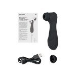 Вакуумно-волновой стимулятор клитора Satisfyer Pro 2 Generation 3 с вибрацией и насадкой имитирующей пульсацию воды - чёрный Вакуумно-волновой стимулятор клитора Satisfyer Pro 2 Generation 3 с вибрацией и насадкой имитирующей пульсацию воды - чёрный
